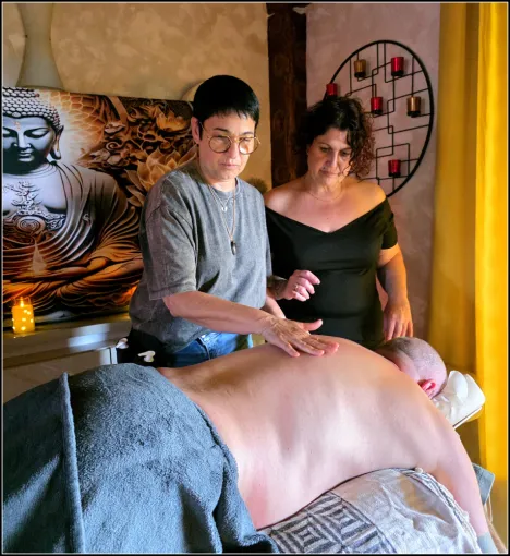 Retour sur la Formation du massage M5C, à Borgo MAI 2026, Borgo, Sylvia Micaelli