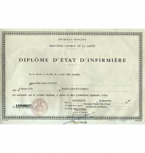 Diplôme état d'infirmière, Borgo, Sylvia Micaelli