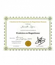 Diplôme de praticienne en Magnétisme, Borgo, Sylvia Micaelli